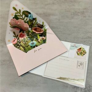 Floral Pop-Up Greeting Card